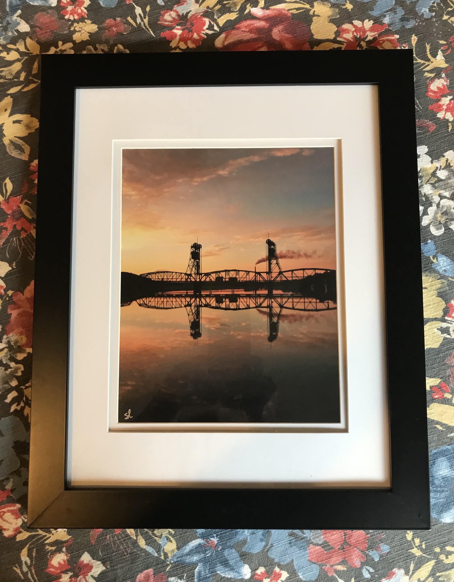 Stillwater Lift Bridge Framed Print